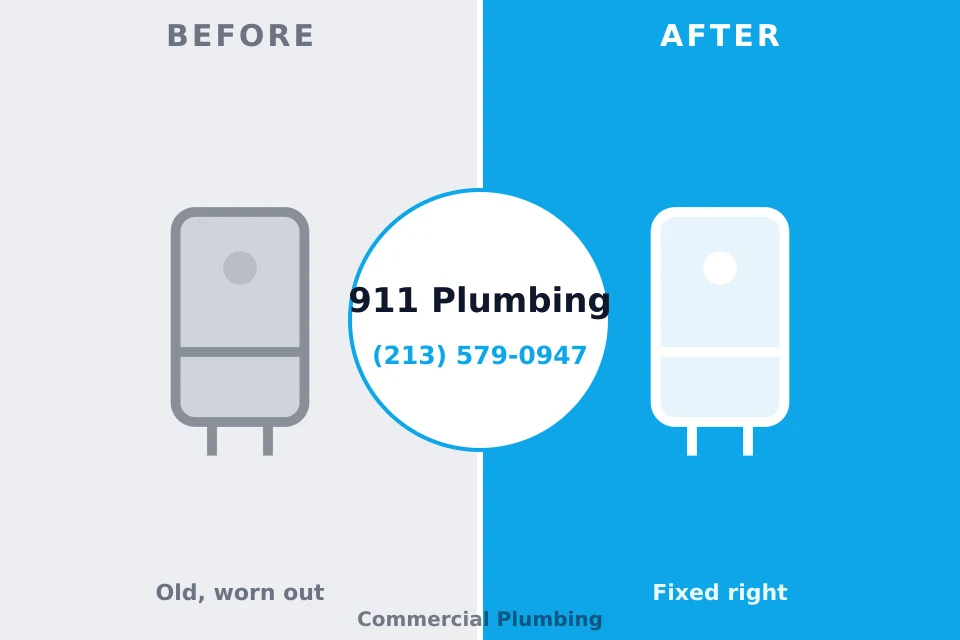Before and after: plumbing repair Athens, TN